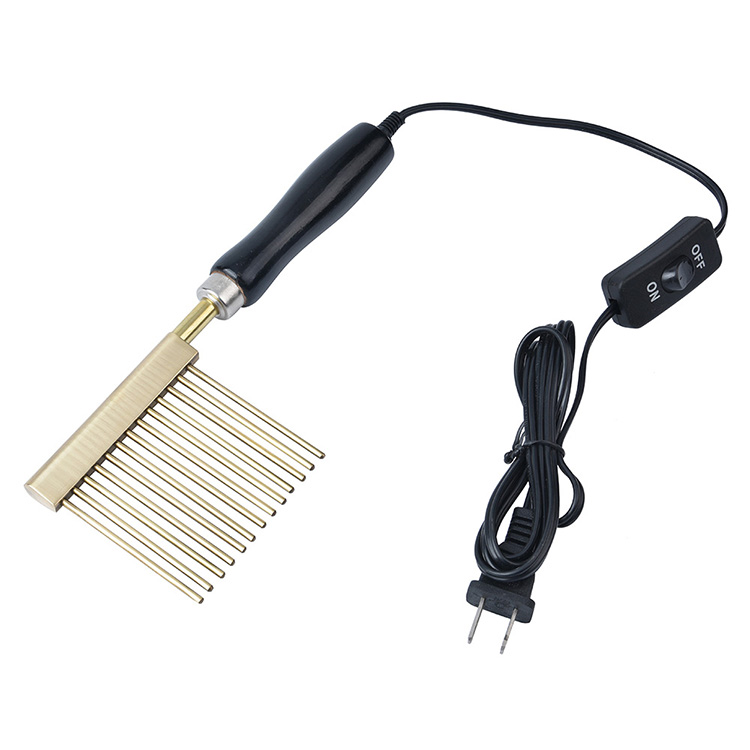 Elektrický rovnací lisovací hřeben